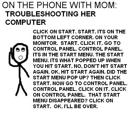 That is what happens when you try to help family with tech problems - meme