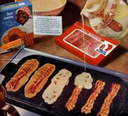 makin bacon pancakes - meme