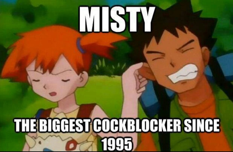 needless to say Misty friendzoned Ash - Meme by bajeewa :) M