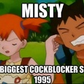 needless to say Misty friendzoned Ash