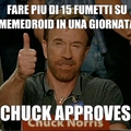 CHUCK APPROVES