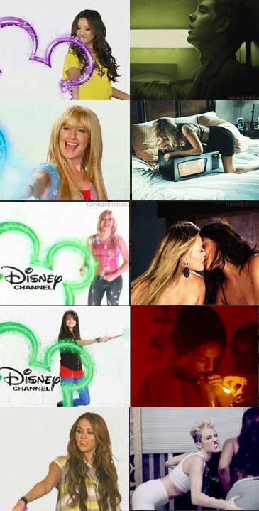 Disney y sus exestrella - meme