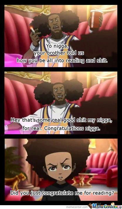 You live under a Rock if you've never watched or seen the boondocks XD - meme