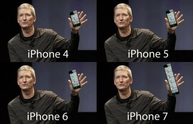 iPhone evolution  - meme