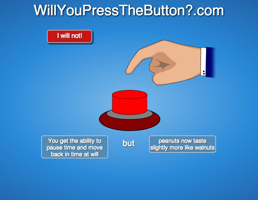 will you press the button - Meme by super0waffle :) Memedroid