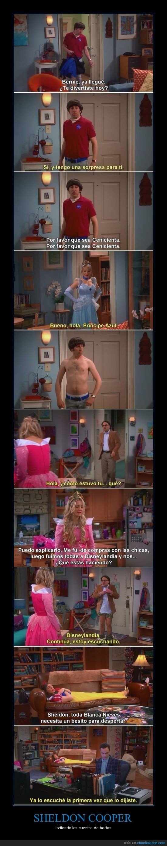 Sheldon no se calienta con nada - meme