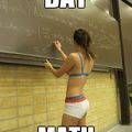 I love math now....
