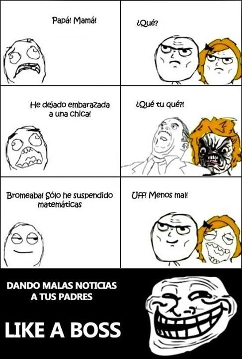 Bajar de nivel las cosas... like a boss - meme