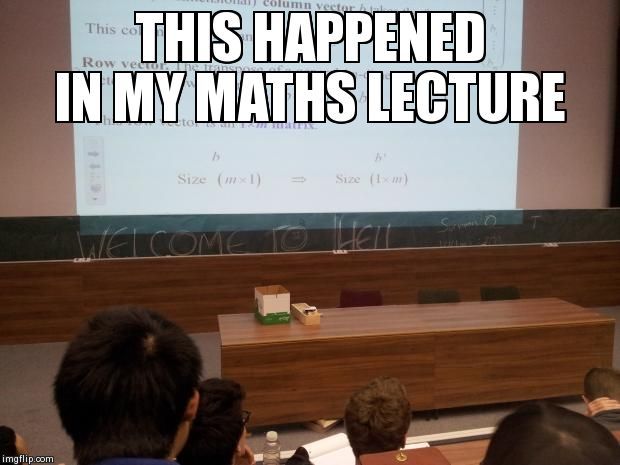 Maths = hell - meme