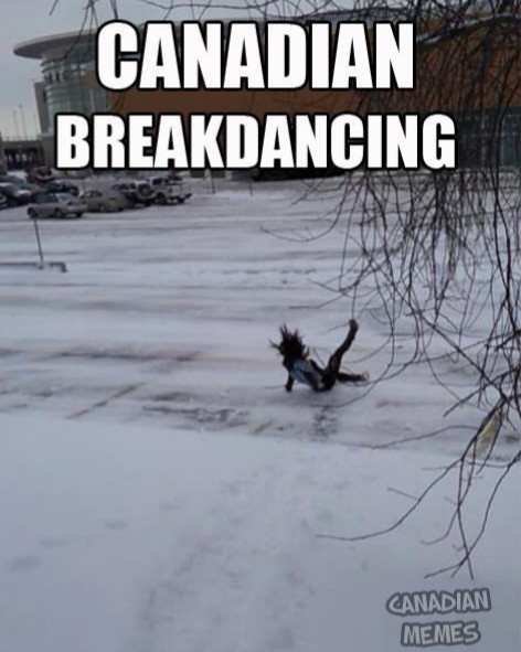 breakdancing Canadian - meme