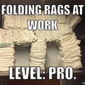 Rag folding status 