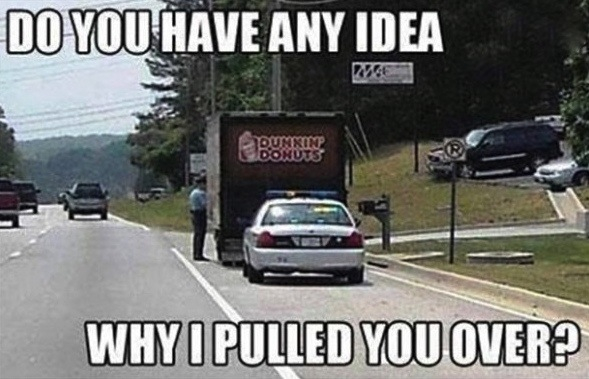 What seems to be the officer, problem?  - meme