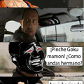 Goku vs the rock xD