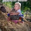 laser pointer..