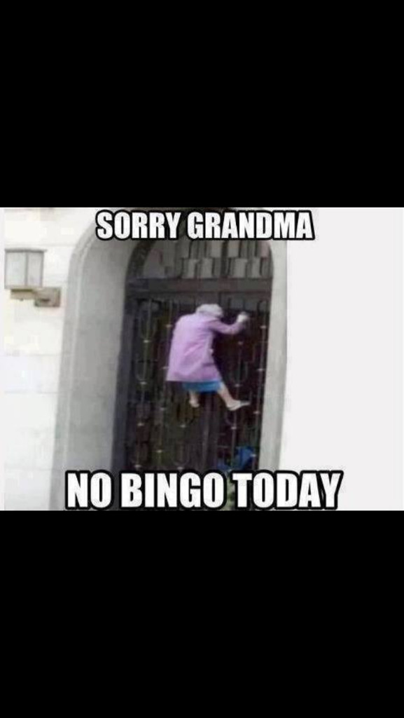 Bingo for grandma - meme