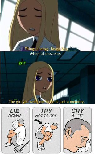 im kinda sad that this episode ended like this :( - meme