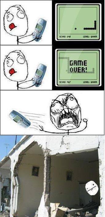 playing a game on your Nokia - meme