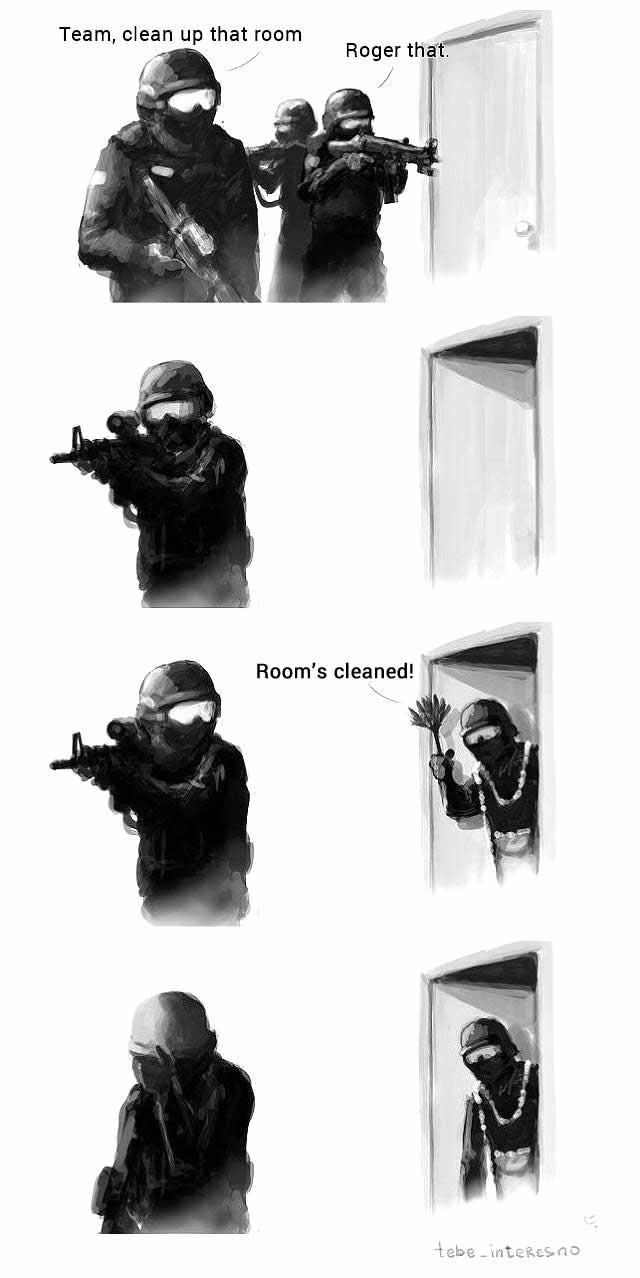 clean the room soldier - meme