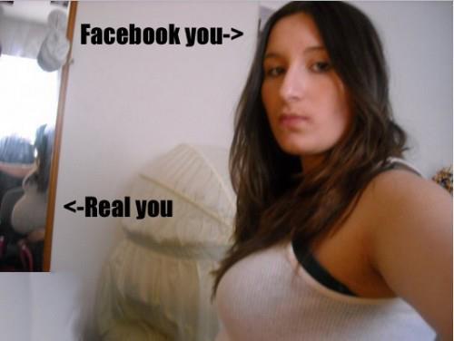 Facebook vs realidad... - meme