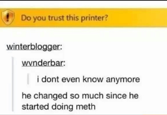 Printer - meme