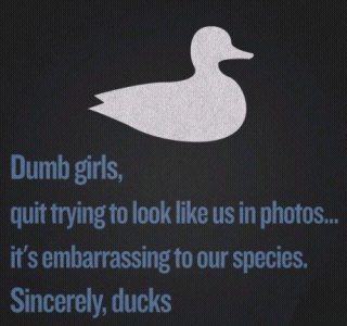 Duck face case again - meme