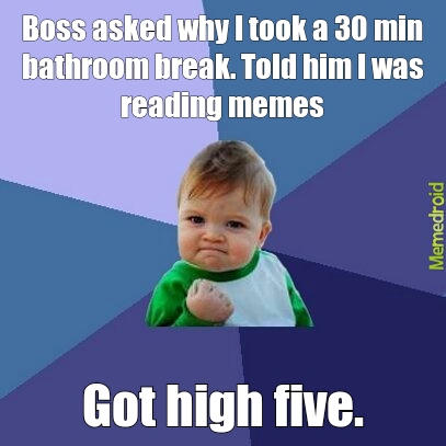 high five kid - meme