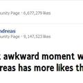 That awkward moment when...