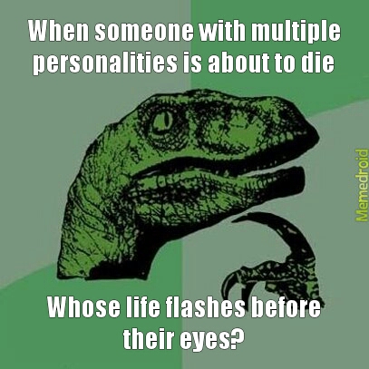 End of life questions - meme