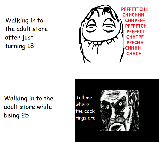 adult store - meme