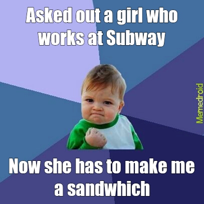 Subway girlfriend - meme