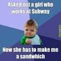 Subway girlfriend