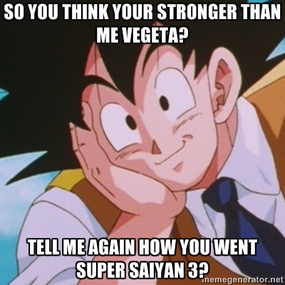 Condescending Goku - meme