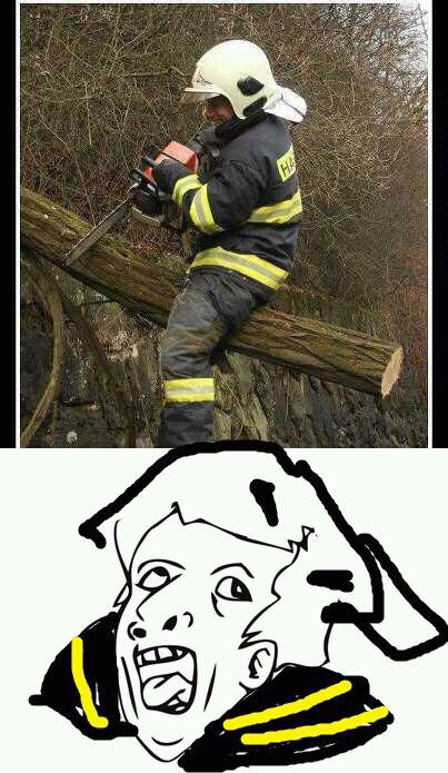 Genius bombero... - meme