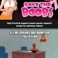 Save the boobies