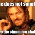 cinnamon challenge... oh god...