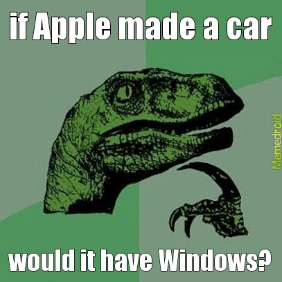 if Apple made a car - meme