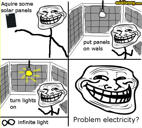 Unlimited electricity - meme
