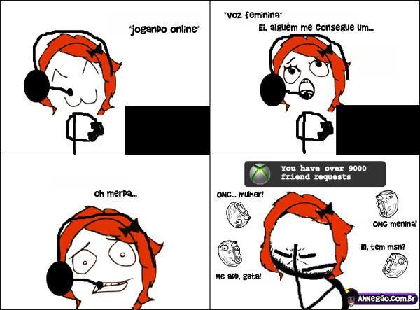 Menina gamer. - Meme by GameOver :) Memedroid