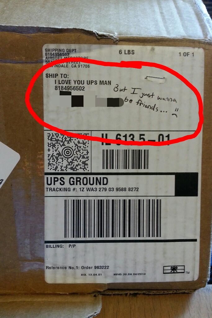 Friendzoned by the UPS man... (._. ) - meme