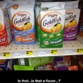 Baby flavored Goldfish..?
