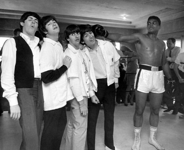 Muhammad Ali and The Beatles, 1964 - meme