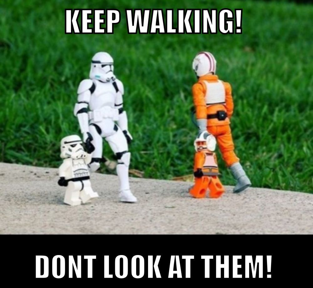 Just keep walking son! - meme