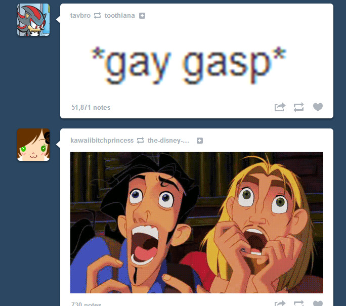 *gay gasp* - meme