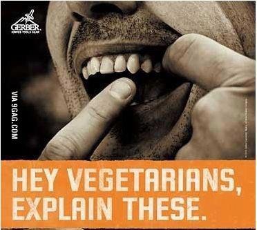 checkmate vegans... - meme