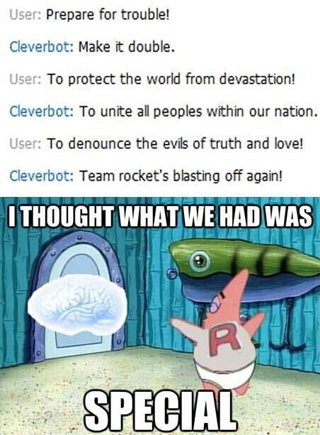 Damn it cleverbot! - meme