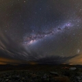 cloudy night in Chile
