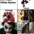 Best Villain Names