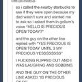 Starbucks troll