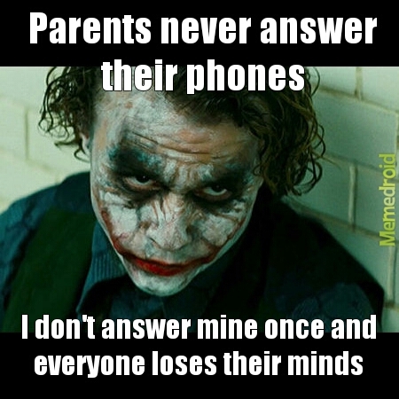 Joker parents - meme