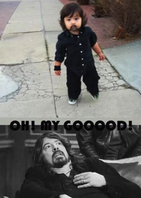 Little Dave Grohl :D - meme